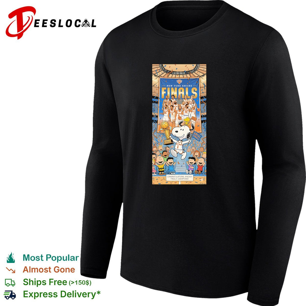 Jalen Brunson Karl-Anthony Towns New York Knicks Peanuts Snoopy Finals shirt