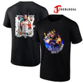 Jalen Brunson King of the New York Knicks graphic portrait shirt