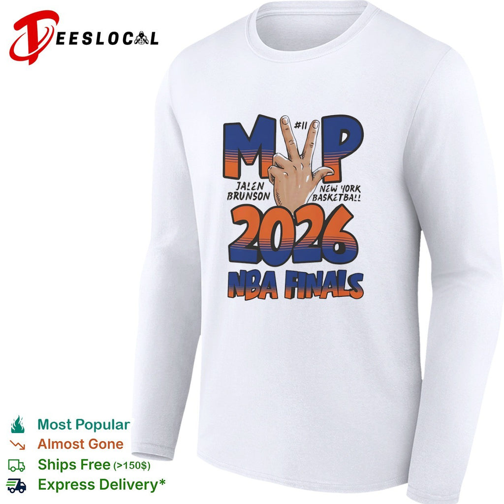 Jalen Brunson New York Basketball MVP 2026 NBA Finals shirt