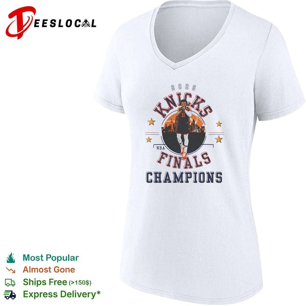Jalen Brunson New York Knicks 2026 NBA Finals Champions shirt