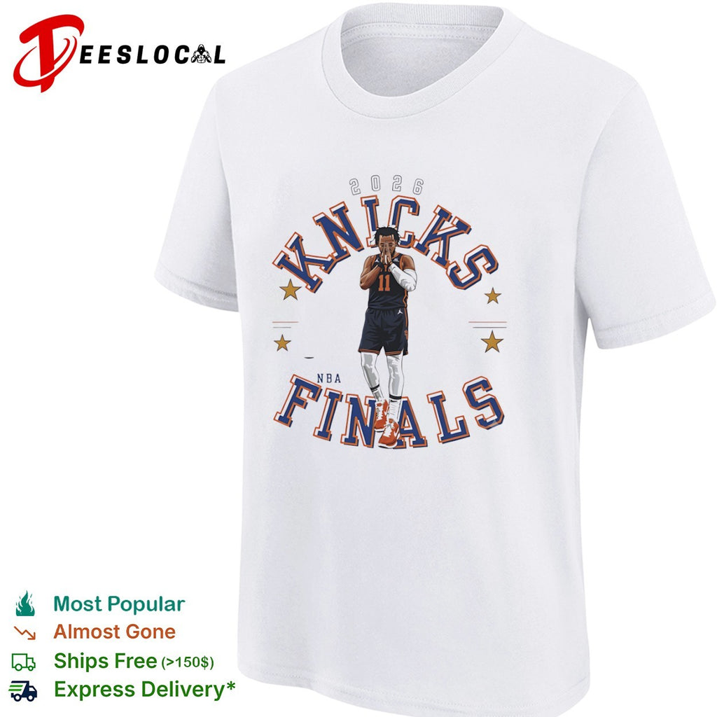 Jalen Brunson New York Knicks 2026 NBA Finals basketball shirt
