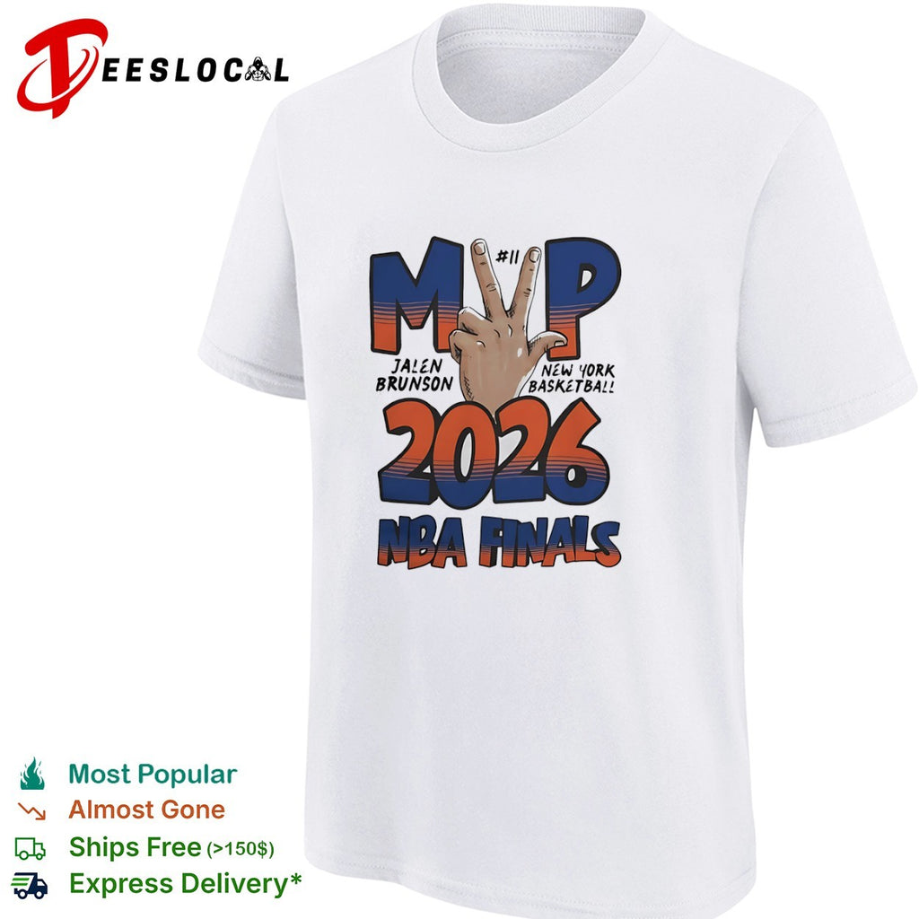 Jalen Brunson New York Knicks NBA 2026 Finals MVP shirt