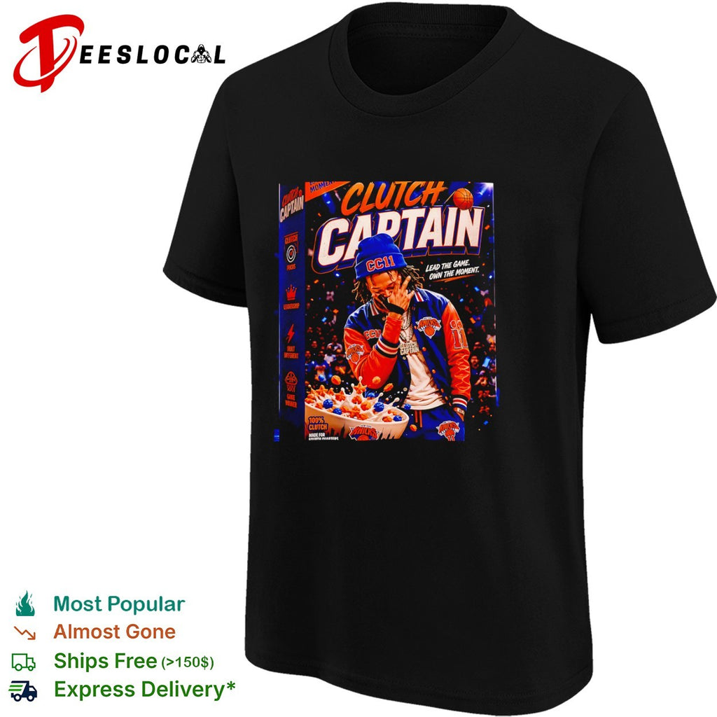 Jalen Brunson New York Knicks NBA Clutch Captain Lead the Game Own the Moment shirt