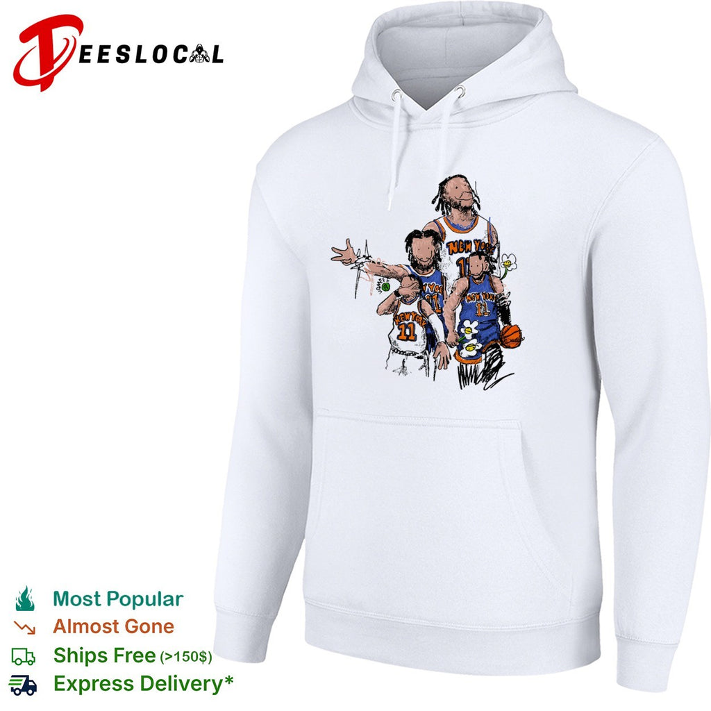 Jalen Brunson New York Knicks NBA Jamfee flower basketball shirt