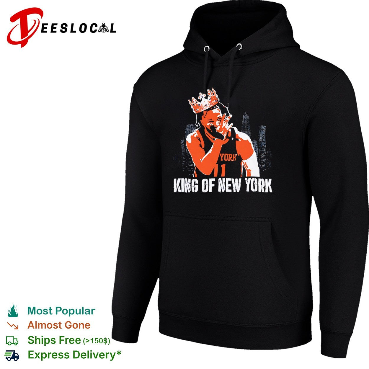 Jalen Brunson New York Knicks NBA King of New York shirt