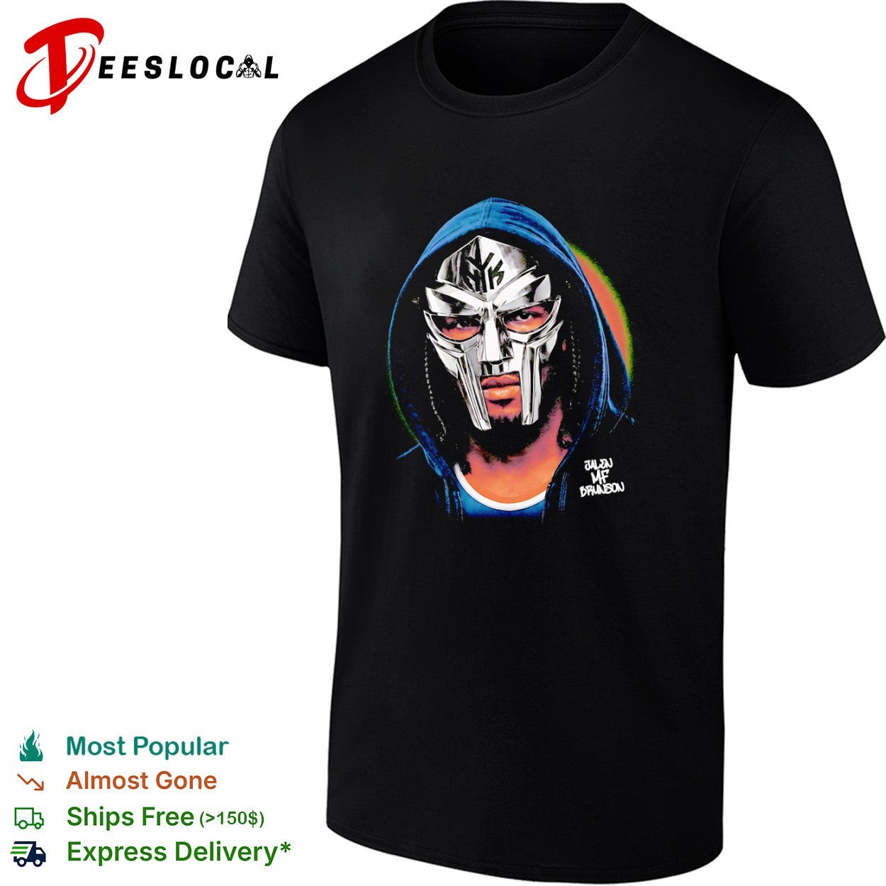 Jalen Brunson New York Knicks NBA MF Doom shirt