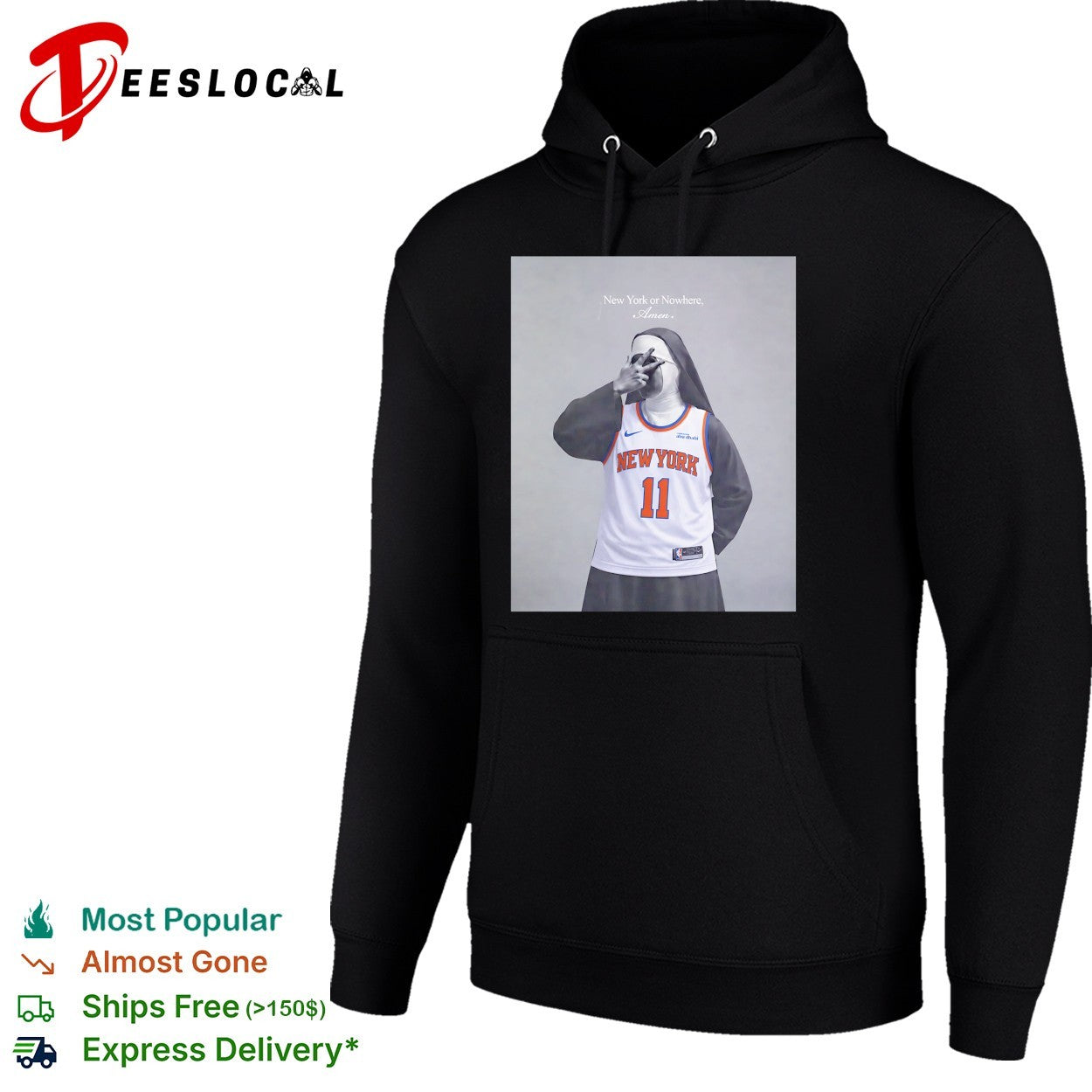 Jalen Brunson New York Knicks NBA Parody New York or Nowhere Amen shirt