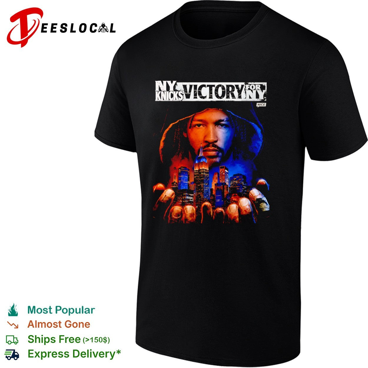 Jalen Brunson New York Knicks NBA Victory for NY shirt