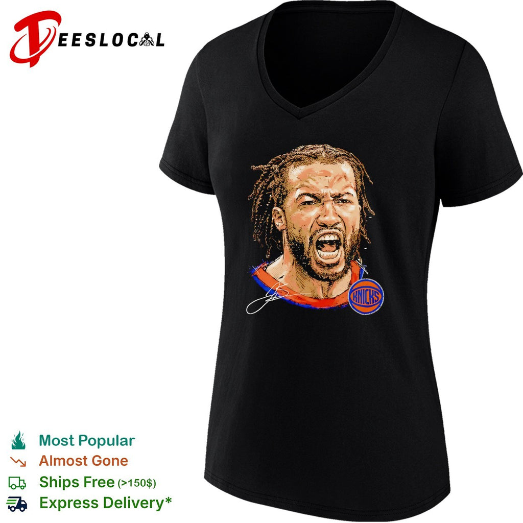 Jalen Brunson New York Knicks NBA big face shirt