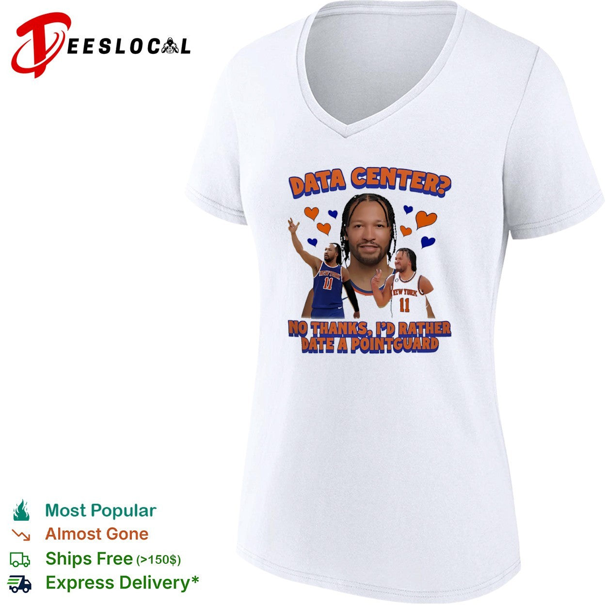 Jalen Brunson New York Knicks NBA no thanks id rather date a pointguard shirt