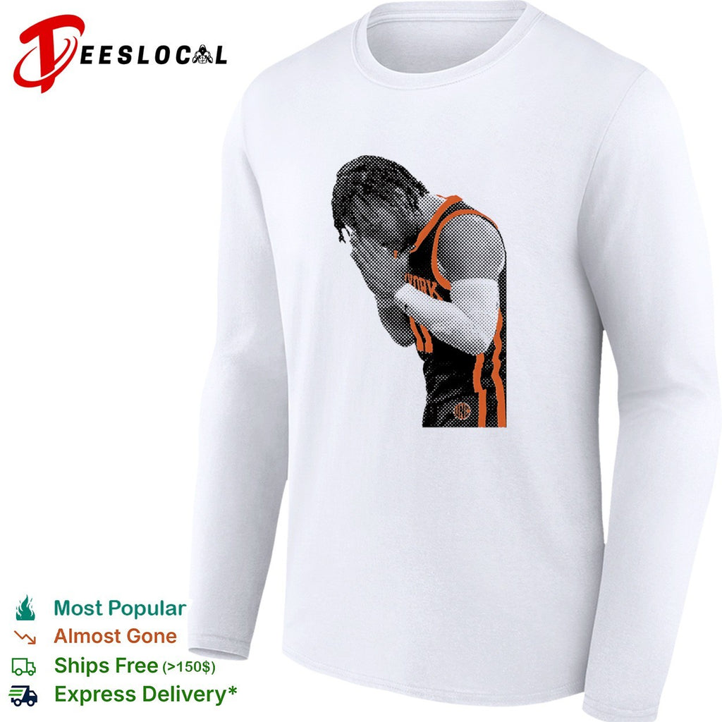 Jalen Brunson New York Knicks NBA portrait shirt
