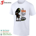 Jalen Brunson monster New York Knicks alien peeing the NBA Finals 2026 San Antonio Spurs 11 shirt
