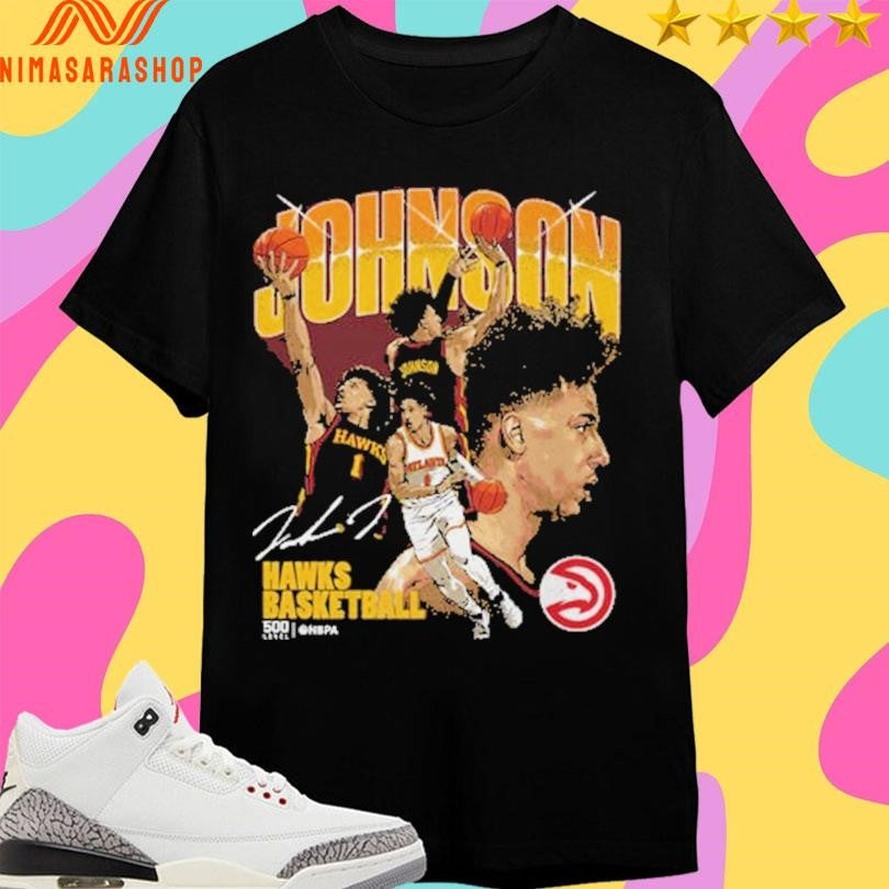 Jalen Johnson Atlanta Hawks Basketball Collage Shirts