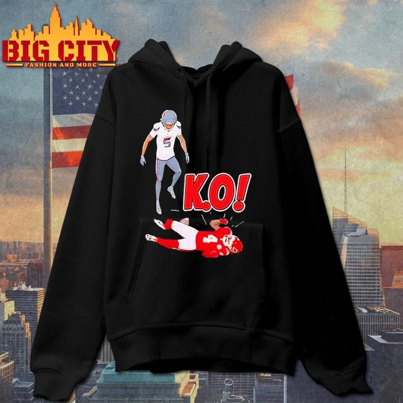 Jalen Pitre Houston Texans Delivers A Monster Hit To Rashee Rice Ko Shirt