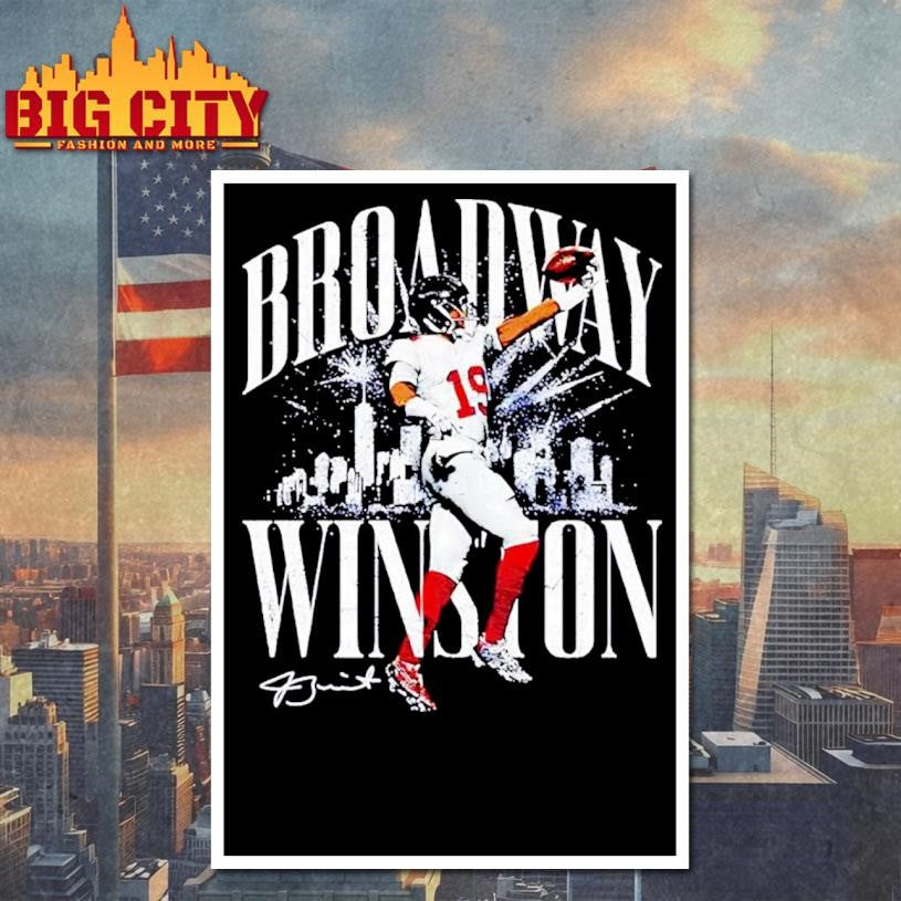 Jameis Winston New York Giants Broadway Winston city skyline Shirt