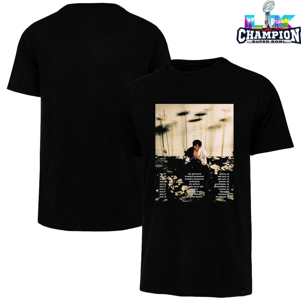 James Blake Trying Times Tour 2026 Dates T-shirts