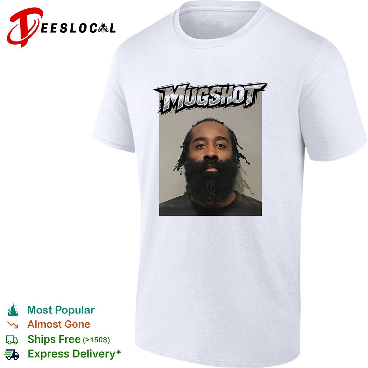 James Harden Los Angeles Clippers NBA Mugshot shirt