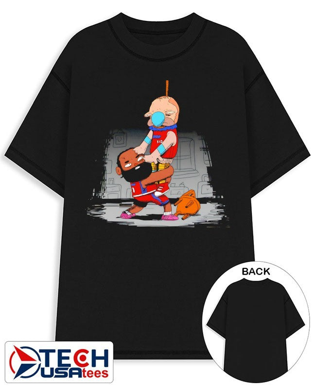 James Harden and Chuck The Condor Clippers lose just let me go James shirt