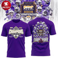 James Madison Dukes 2025 Sun Belt Champions Two Sided Shirt