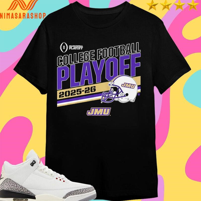 James Madison Dukes Football 2025-2026 College Football Playoff Stripe Shirts