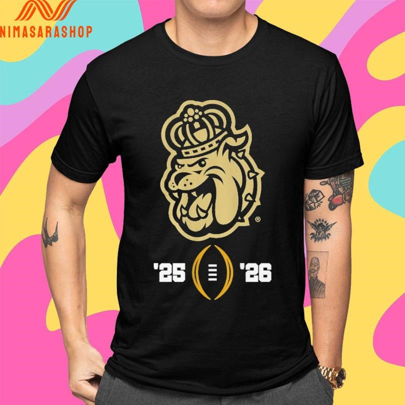 James Madison Dukes Football 2025-26 College Football Playoff Shirts