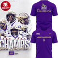 James Madison Dukes SBC 2025 Sun Belt Football East Division Two Sided Shirt