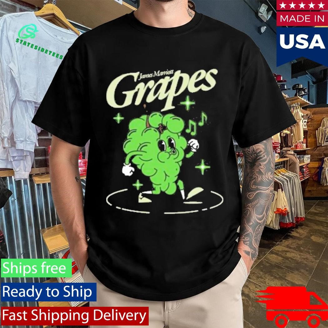 James Marriott Green Grapes Vintage Shirt