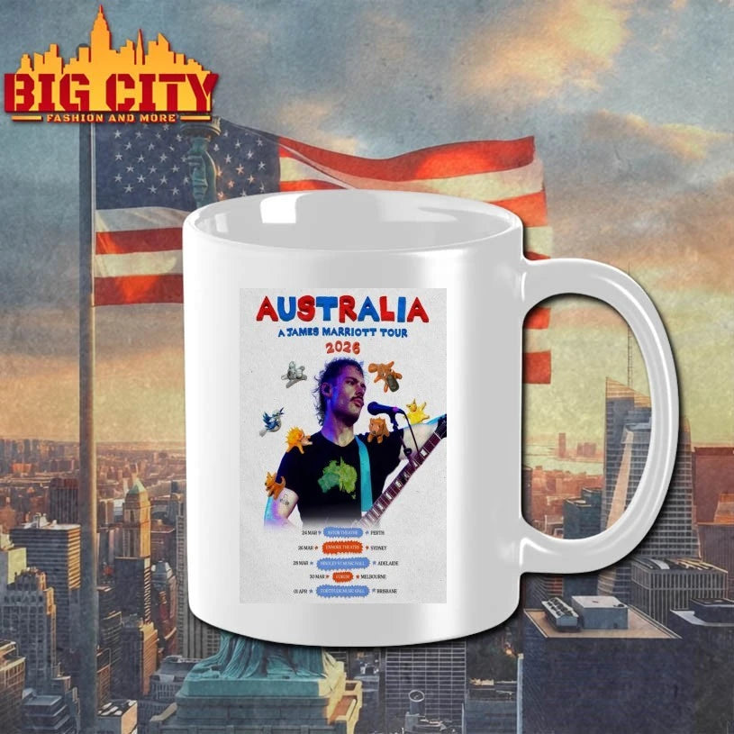 James Marriott Live Australia 2026 Poster Shirt