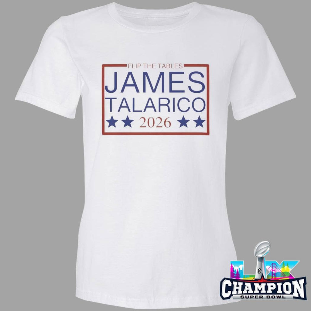 James Talarico 2026 Flip The Tables Shirt