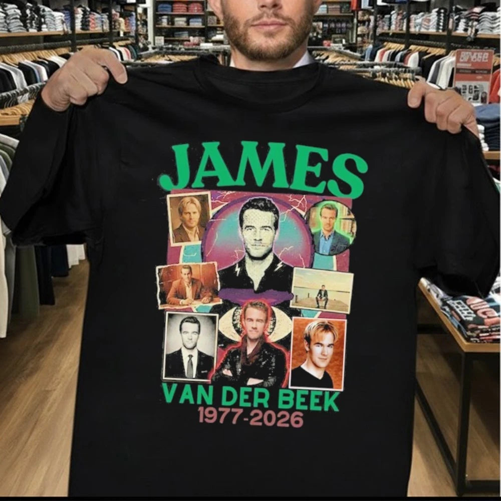 James Van Der Beek RIP Dawson Leery 90s Nostalgia Homage 90s TV Tribute Shirt
