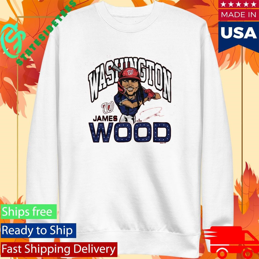 James Wood Washington Nationals Signature Shirt