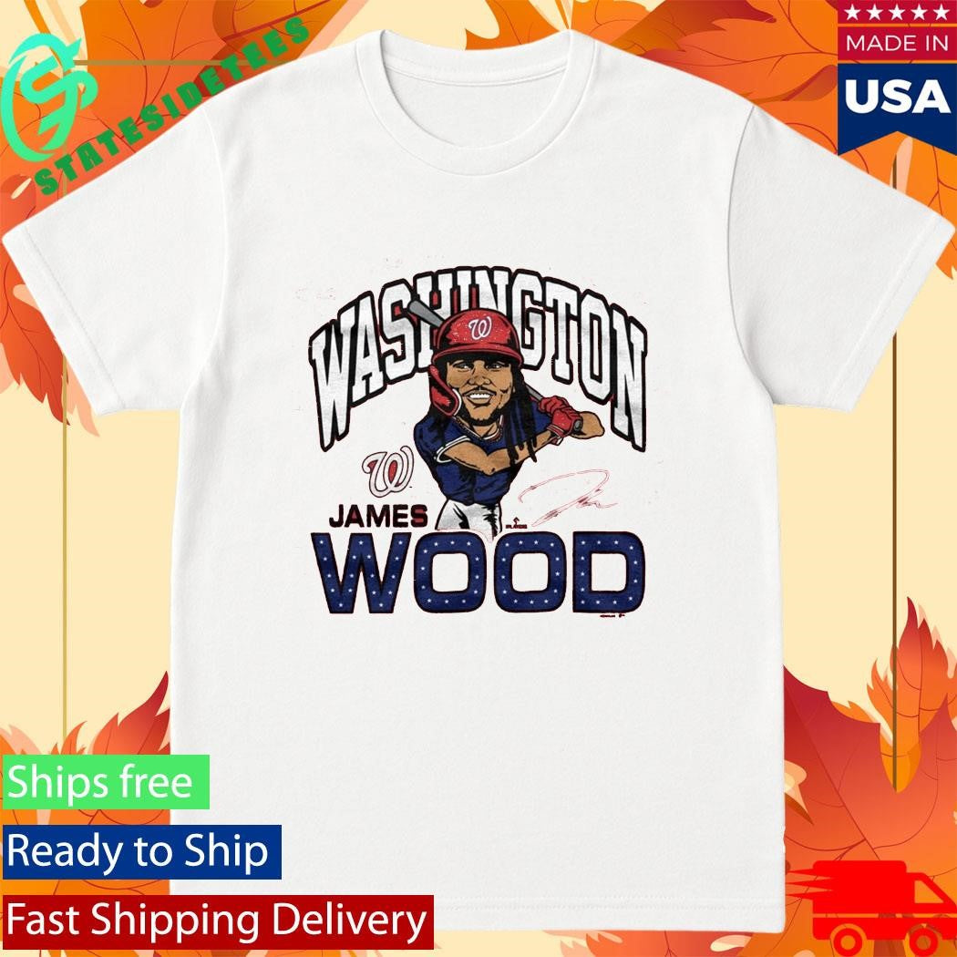 James Wood Washington Nationals Signature Shirt