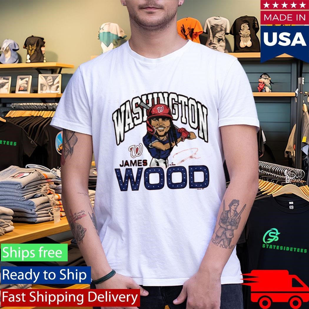 James Wood Washington Nationals Signature Shirt