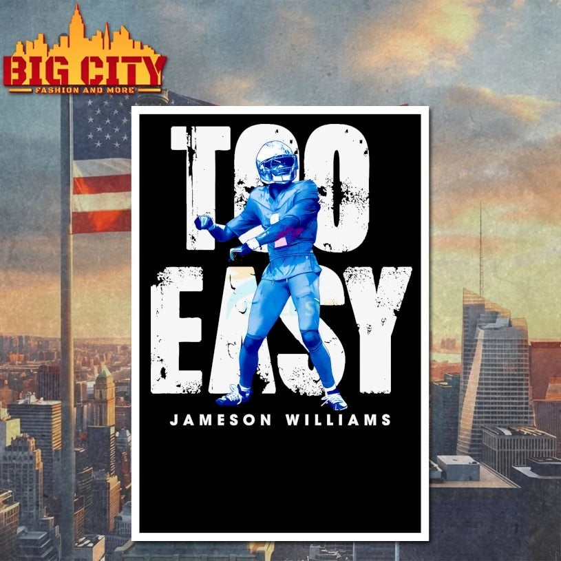 Jameson Williams Detroit Too Easy Shirt