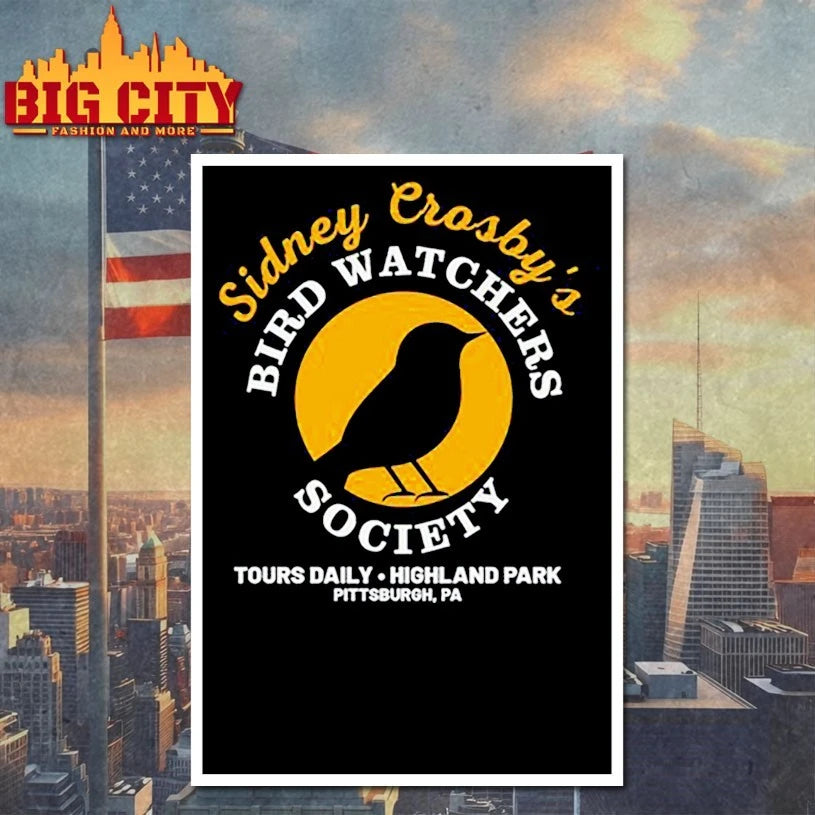 Jamie Sidney Crosby Bird Watchers Tours Daily Highland Park Pittsburgh PA Throw Blanket shirt