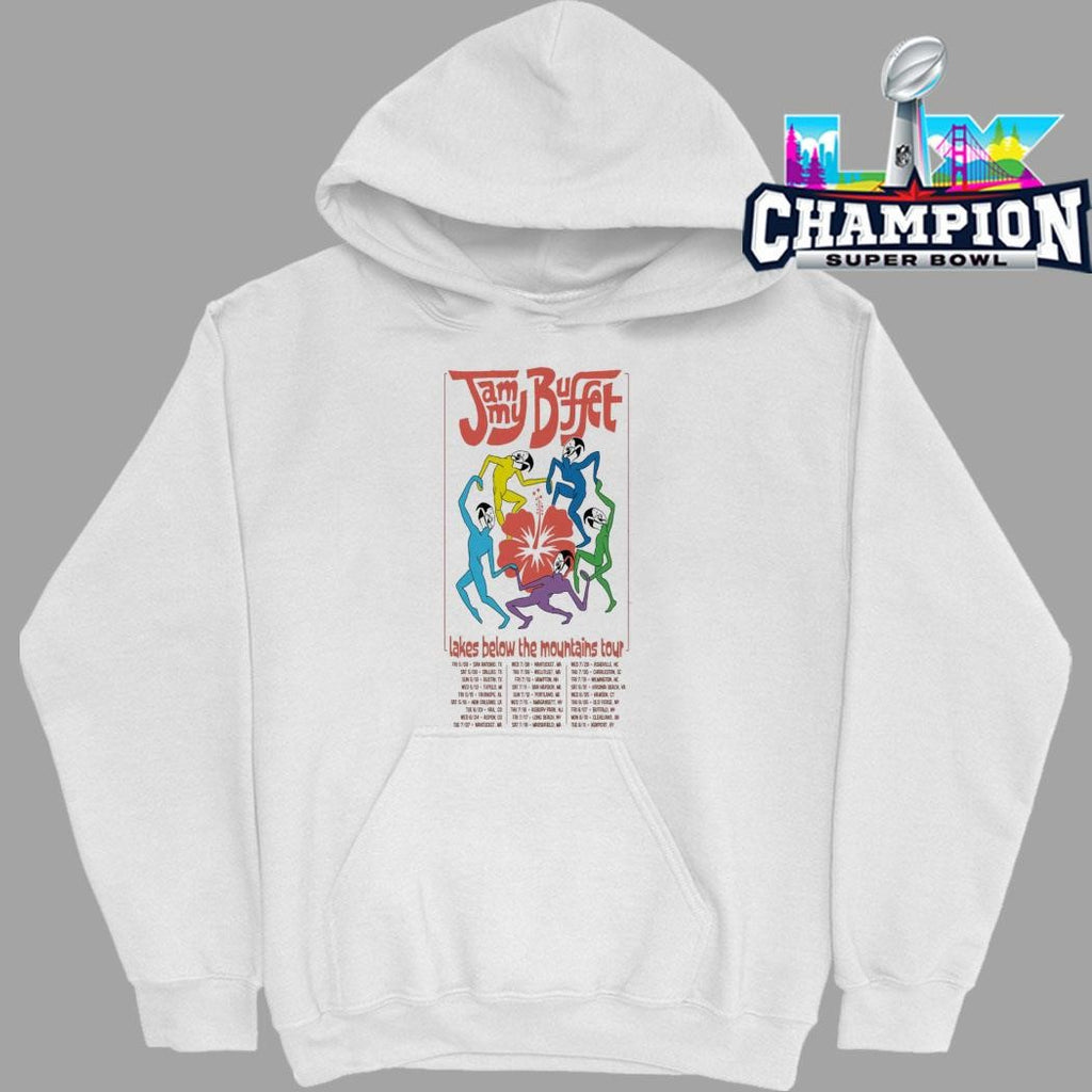 Jammy Buffet Lakes Band Tour 2026 Shirt