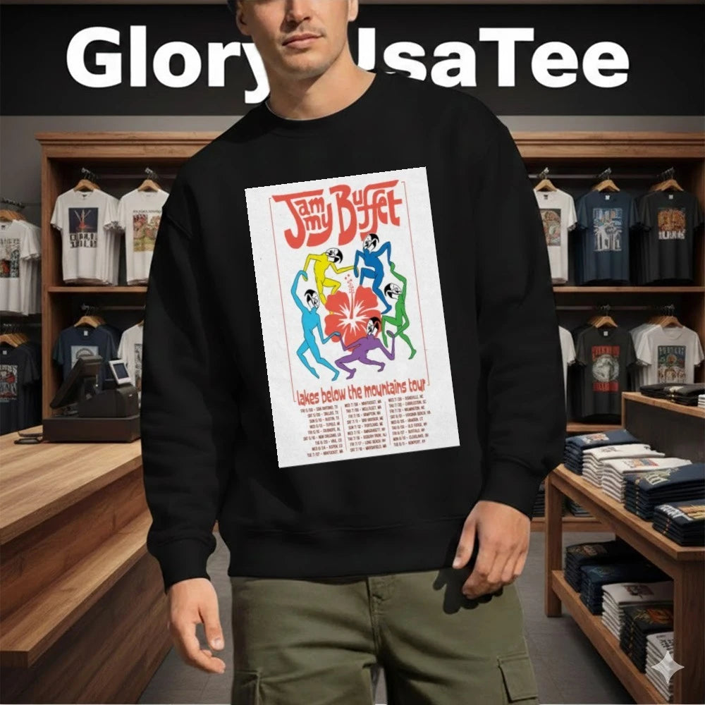 Jammy Buffet Lakes Below The Mountains Tour 2026 Poster Shirt