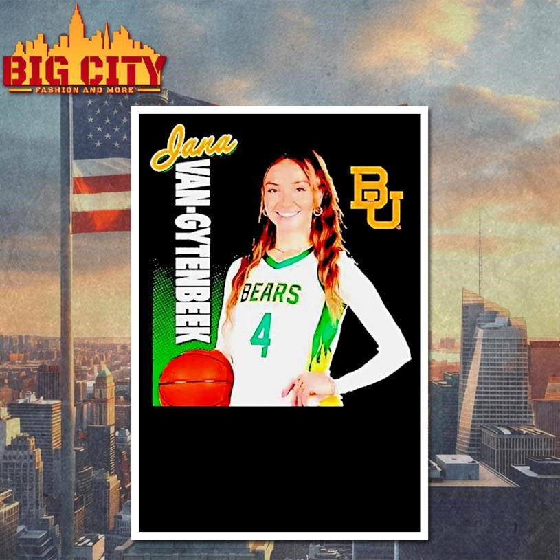 Jana Van Gytenbeek Smile Illustrated Baylor Bears Shirt