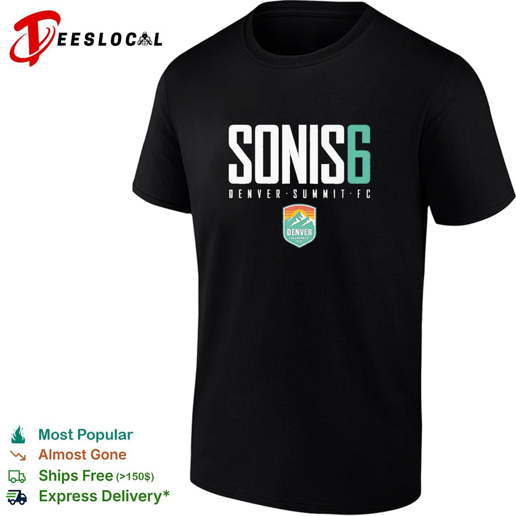 Janine Sonis 6 Denver Summit FC professional women’s soccer team shirt
