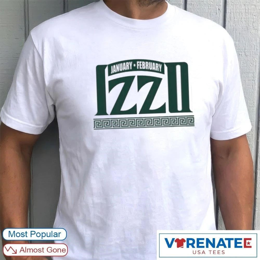January February 2026 Izzo Michigan State Logo shirt
