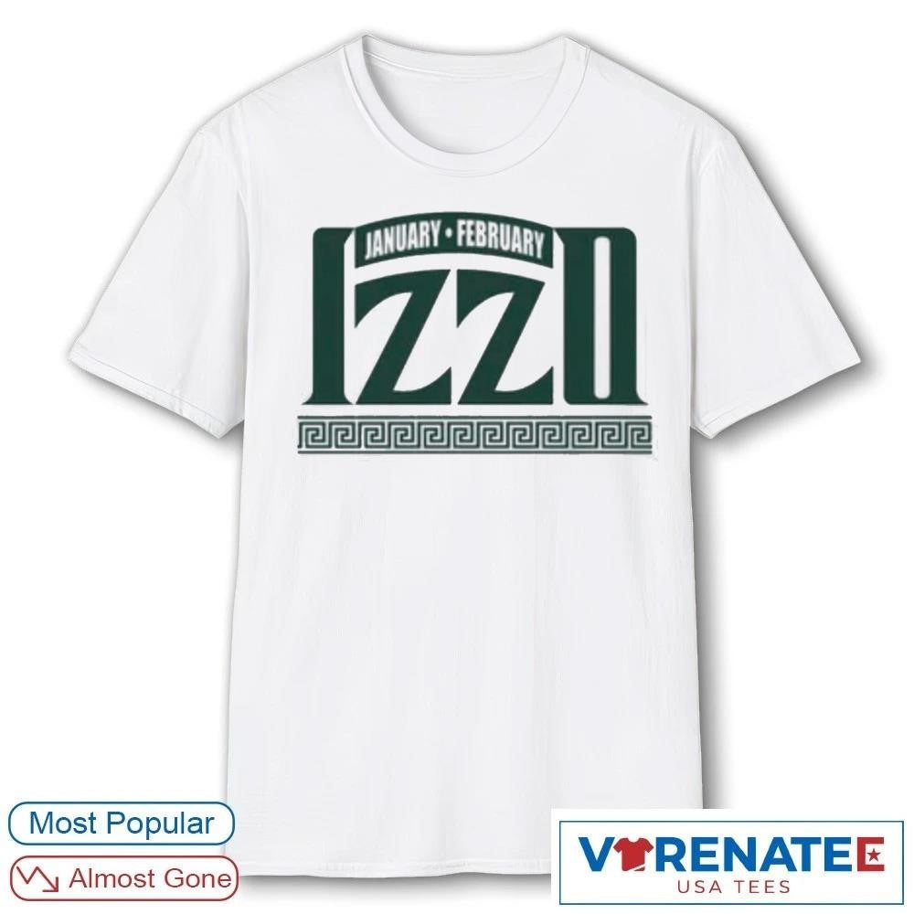 January February 2026 Izzo Michigan State Logo shirt