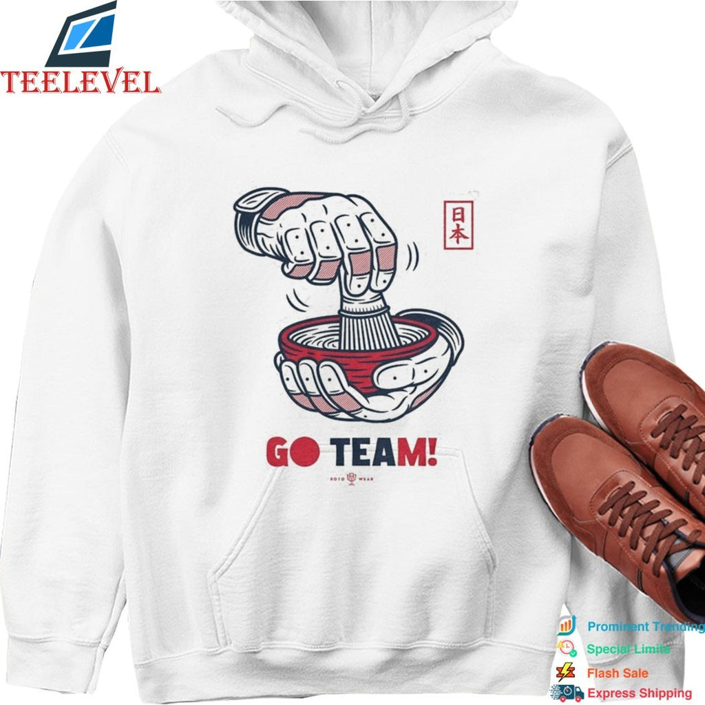 Japan Tea Celebration Go Team Baseball T-Shirts