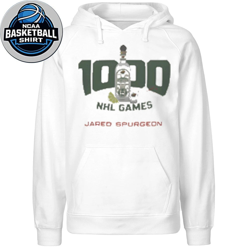Jared Spurgeon 1000 NHL Games Celebration T-Shirt
