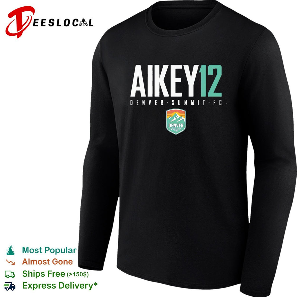 Jasmine Aikey 12 Denver Summit FC professional women’s soccer team shirt