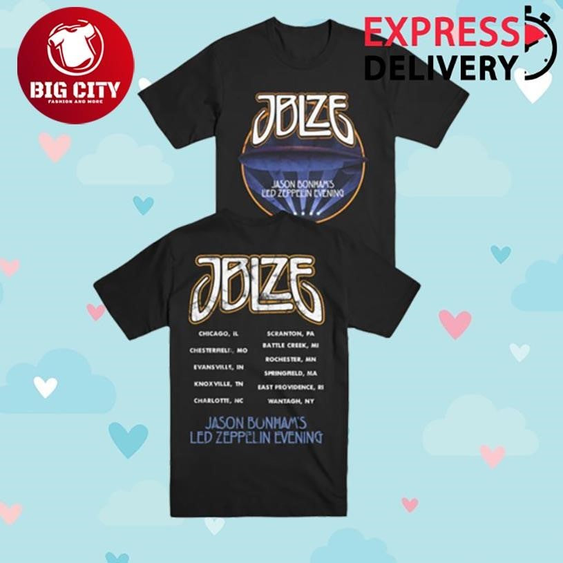Jason Bonham Fall 2022 Tour 2025 Two Sided Shirt