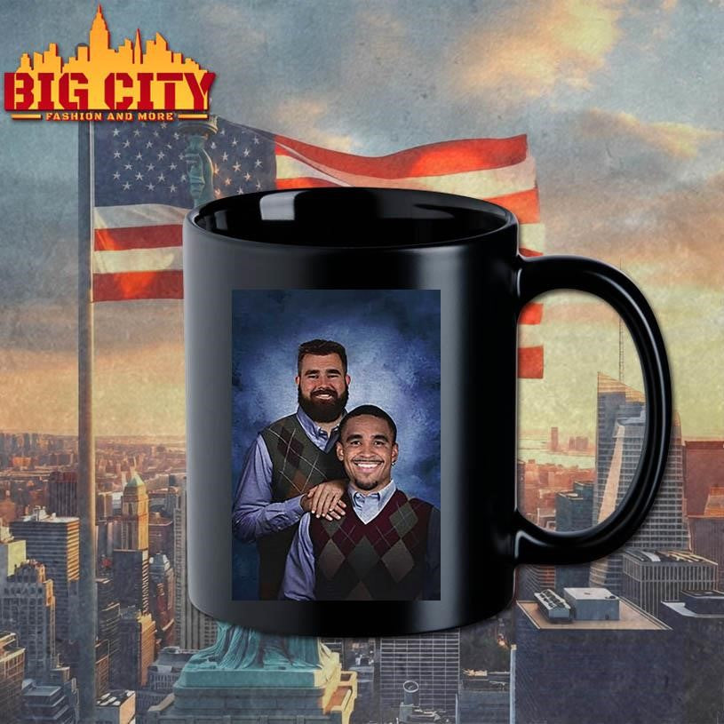 Jason Kelce and Jalen Hurts Philadelphia Football Step Bros Funny shirt