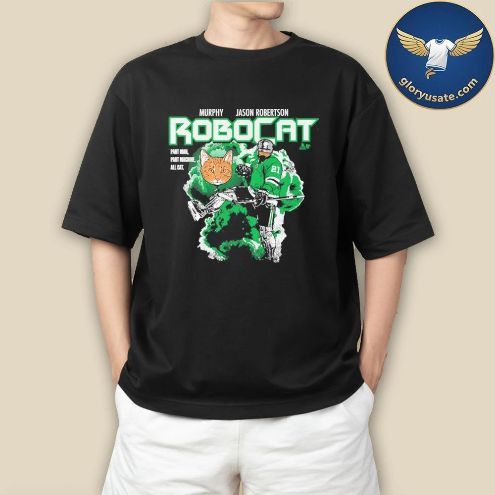 Jason Robertson RoboCat Murphy Part Man Part Machine All Cat Shirt