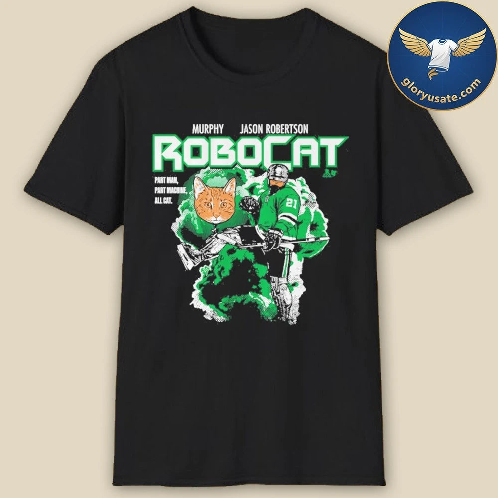 Jason Robertson RoboCat Murphy Part Man Part Machine All Cat Shirt