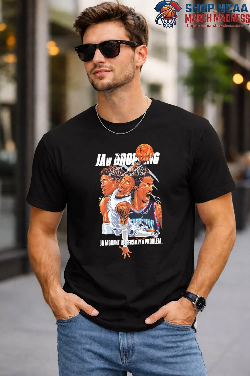 Jaw Dropping Slam Ja Morant Is Officially A Problem T-Shirt