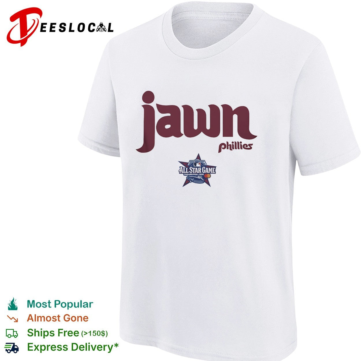 Jawn Philadelphia Phillies 2026 MLB All-Star Game shirt